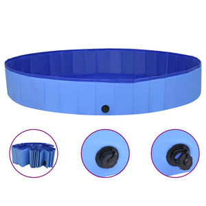 Faltbarer Hundepool 200x30 cm Blau
