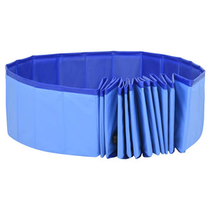 Faltbarer Hundepool 200x30 cm Blau