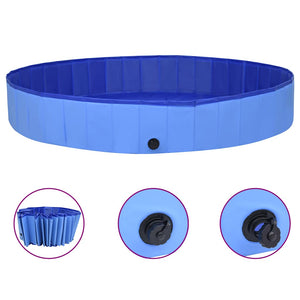 Faltbarer Hundepool 300x40 cm - Blau