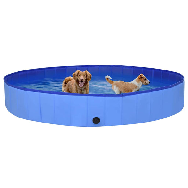 Faltbarer Hundepool 300x40 cm - Blau