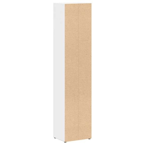 CD-Regale Weiß Holzwerkstoff 2er Set