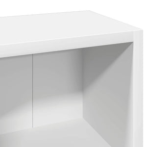 CD-Regale Weiß Holzwerkstoff 2er Set