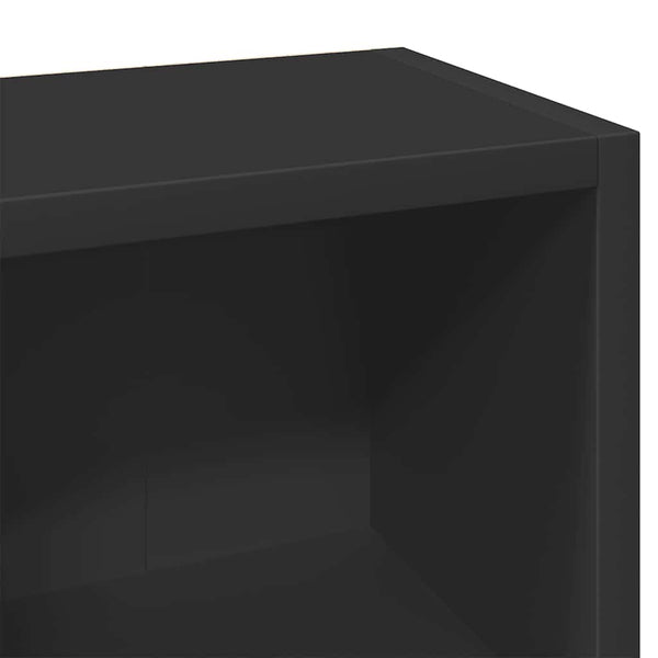 CD Regale Schwarz, 2er Set