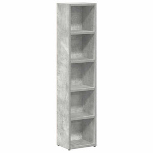 2er Set CD-Regale Betongrau