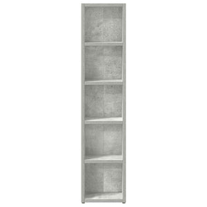 2er Set CD-Regale Betongrau