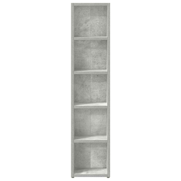 2er Set CD-Regale Betongrau