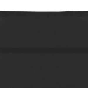 Sonnenliege Textilene und Aluminium Schwarz