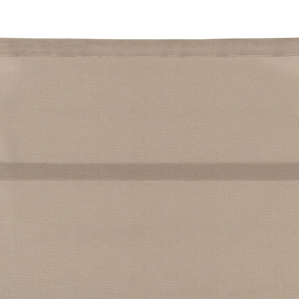 Sonnenliege Textilene und Aluminium Creme
