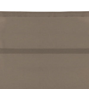 Sonnenliege Textilene und Aluminium Taupe