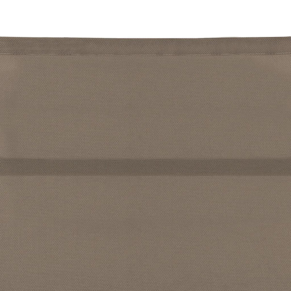 Sonnenliege Textilene und Aluminium Taupe