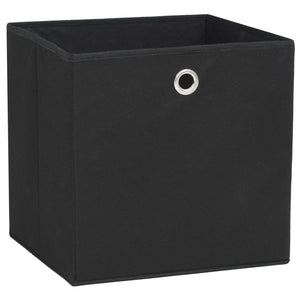 Faltboxen Schwarz 28x28x28cm, 4er Set