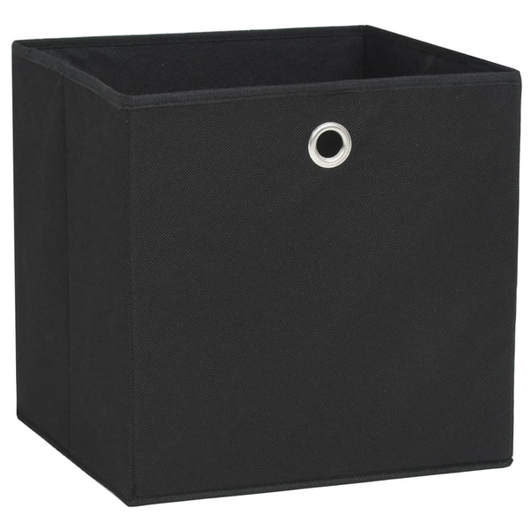 Faltboxen Schwarz 28x28x28cm, 4er Set