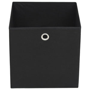 Faltboxen Schwarz 28x28x28cm, 4er Set