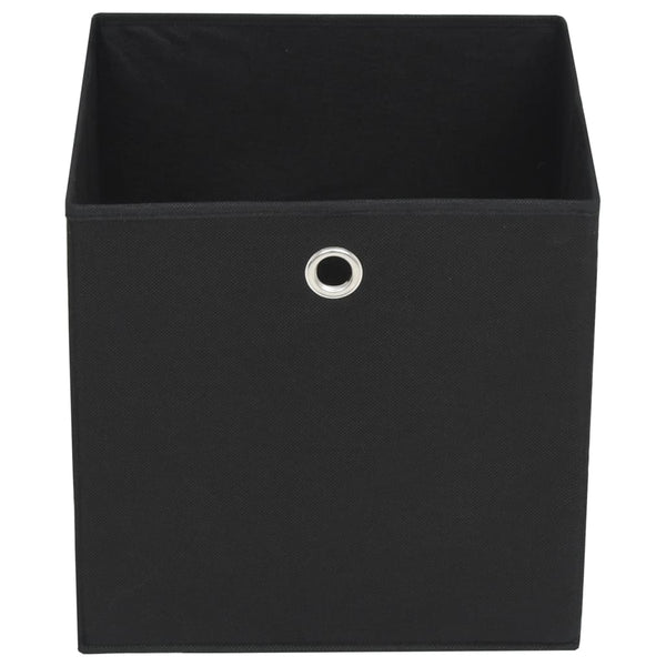 Faltboxen Schwarz 28x28x28cm, 4er Set
