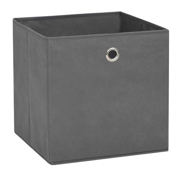 Faltboxen 4er Set Grau 28x28x28cm