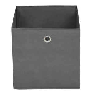 Faltboxen 4er Set Grau 28x28x28cm