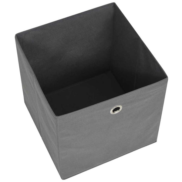 Faltboxen 4er Set Grau 28x28x28cm