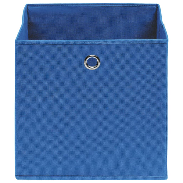 Blaue Aufbewahrungsboxen, 4er Set