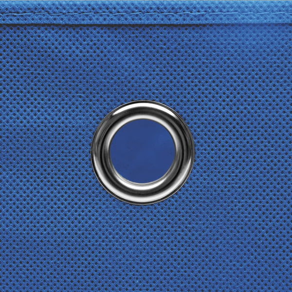 Aufbewahrungsboxen mit Deckel Blau 4er Set