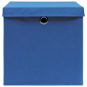 Aufbewahrungsboxen Blau 28x28x28cm, 10er Set