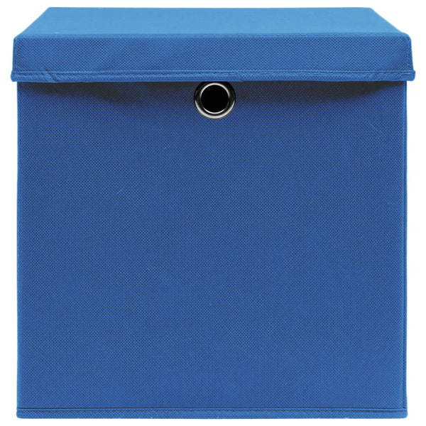 Aufbewahrungsboxen Blau 28x28x28cm, 10er Set
