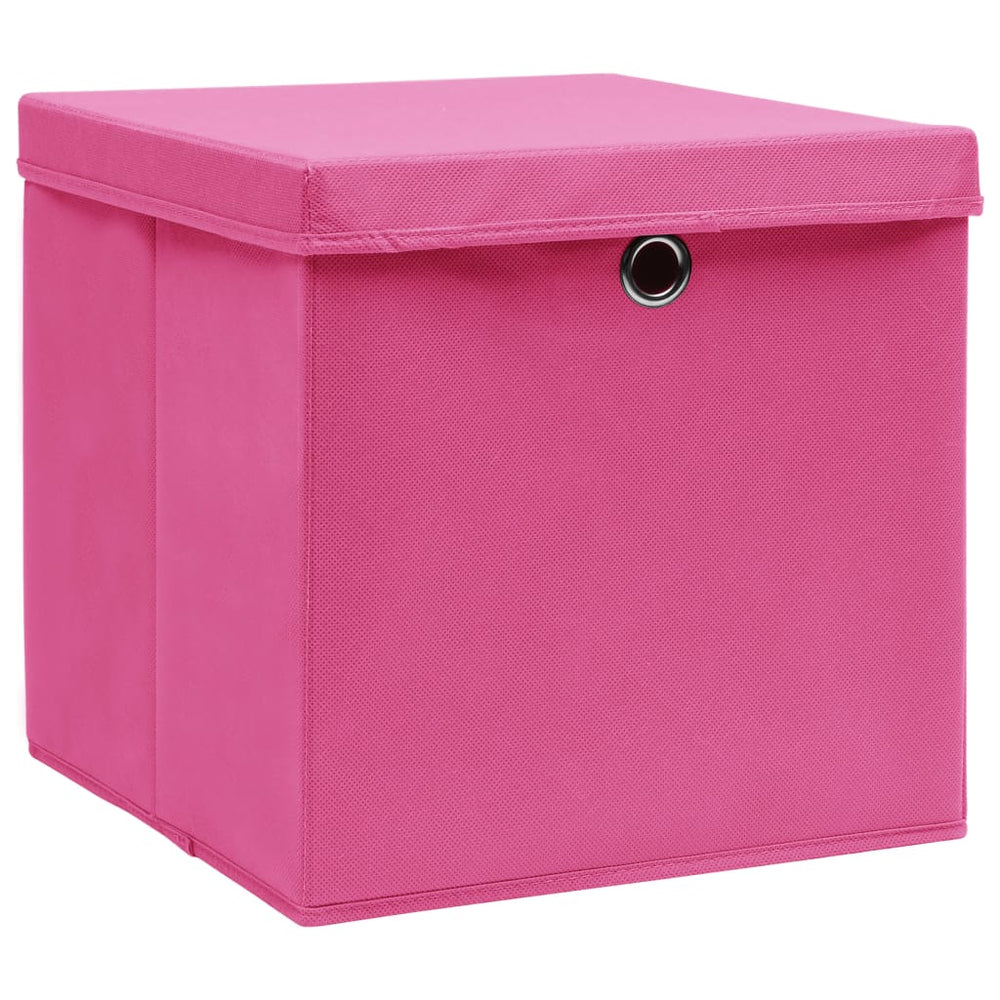 Aufbewahrungsboxen Rosa 28x28x28 cm, 4er-Set