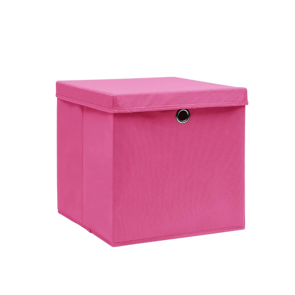 Aufbewahrungsboxen Rosa 28x28x28 cm, 10er-Set