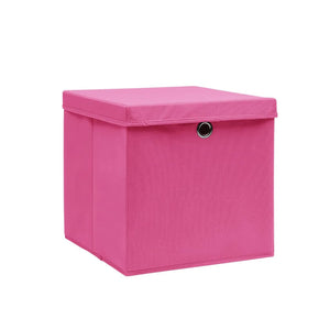 Aufbewahrungsboxen Rosa 28x28x28 cm, 10er-Set