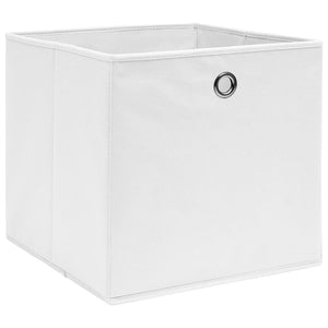 Aufbewahrungsboxen Weiß, 10er Set