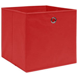 Aufbewahrungsboxen Rot, 4er Set