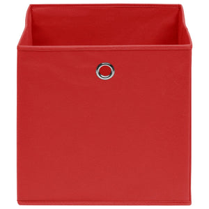 Aufbewahrungsboxen Rot, 4er Set