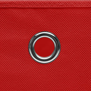 Aufbewahrungsboxen Rot, 4er Set