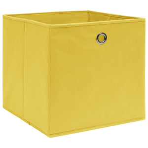 Gelbe Aufbewahrungsboxen, 10er Set