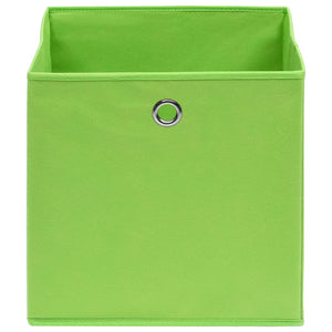 Grüne Aufbewahrungsboxen 28x28x28cm, 4er-Set