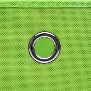 Grüne Aufbewahrungsboxen 28x28x28cm, 4er-Set