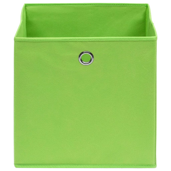 Aufbewahrungsboxen Grün 28x28x28cm 10er Set