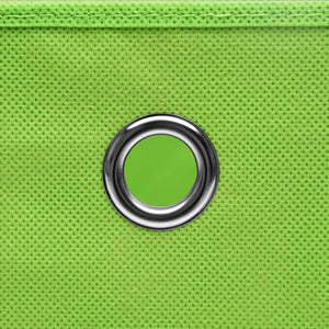 Grüne Aufbewahrungsboxen mit Deckel, 10er Set