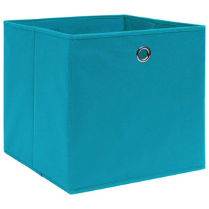Babyblaue Aufbewahrungsboxen 4er Set