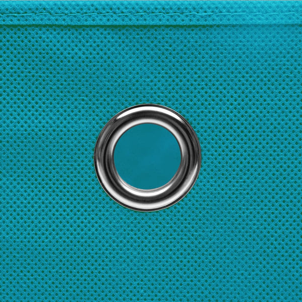 Aufbewahrungsboxen mit Deckel, 10er Set, Babyblau