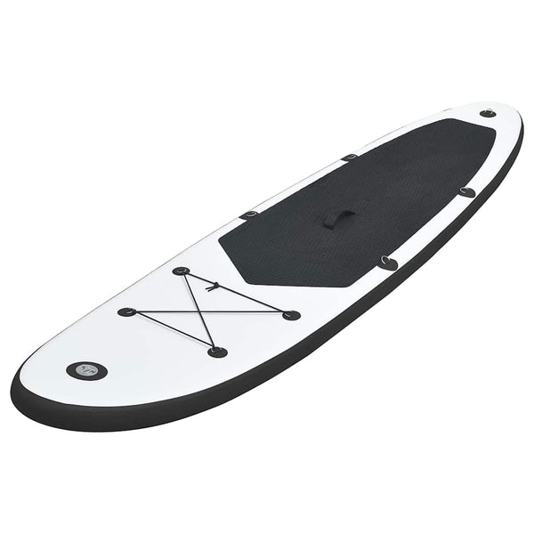 Aufblasbares SUP Board Set Schwarz-Weiß