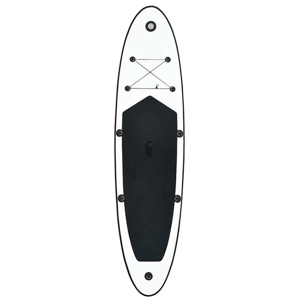 Aufblasbares SUP Board Set Schwarz-Weiß