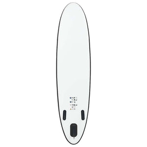 Aufblasbares SUP Board Set Schwarz-Weiß