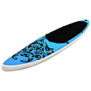 Aufblasbares Stand-Up-Paddle-Board Set Blau 305cm