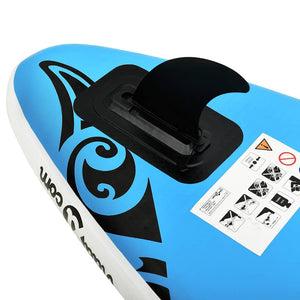 Aufblasbares SUP Board Set 320cm Blau