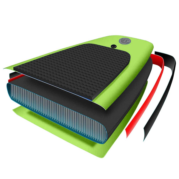 Aufblasbares Stand Up Paddle Board 305cm Grün