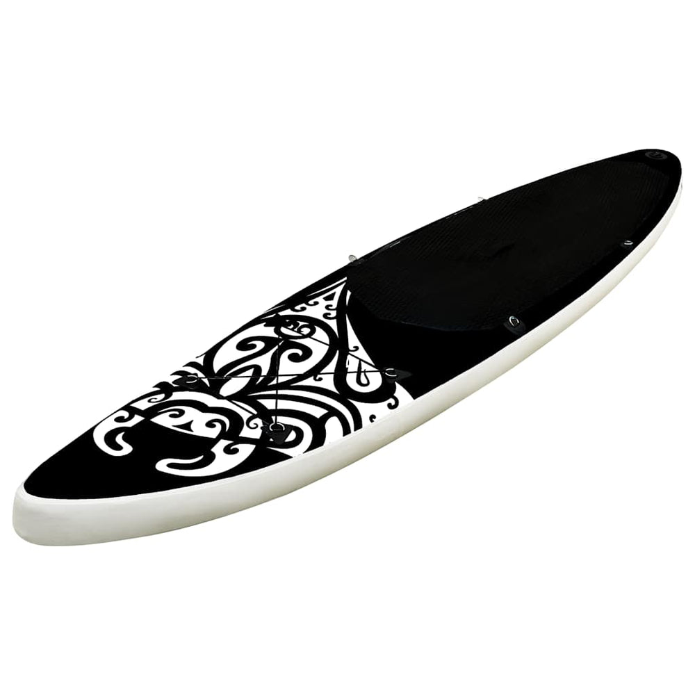 Aufblasbares SUP Board Set 305 cm Schwarz