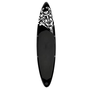 Aufblasbares SUP Board Set 305 cm Schwarz