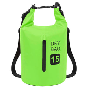 15L Wasserdichter Packsack Grün