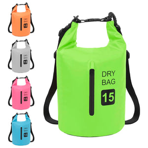 15L Wasserdichter Packsack Grün