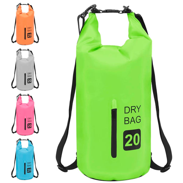 20L Wasserdichter Packsack mit Reißverschluss